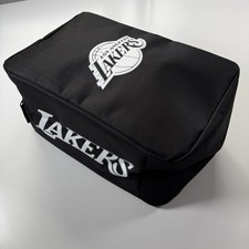 Los Angeles LAKERS Full Zip Sneaker Shoe Bag Black Tote Basketball Giveaway Rare