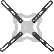 VIVO Steel VESA Extension Mount Adapter Brackets for 200mm extension, black
