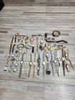 LOT OF 50+ Mostly VINTAGE LADIES WATCHES, SEIKO,Fossil, Timex,Caravelle, Elgin