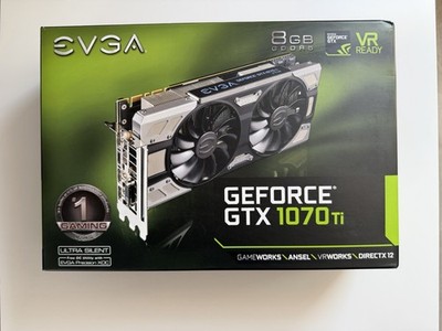 EVGA NVIDIA GeForce GTX 1070 Ti 8GB GDDR5 - 1xDVI, 1xHDMI, 3xDP