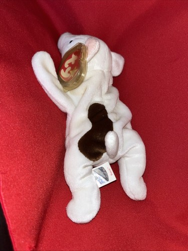 Beanie Babies Original Butch the Bull Terrier" MINT and TAG ERRORS Vintage 1999 - Picture 3 of 5
