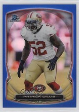 2014 Bowman Chrome Blue Refractor 21/199 Patrick Willis #15 HOF li6