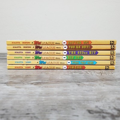 Topps League Story Book Complete Series Set of 6 Baseball Chapter Books Scaletta