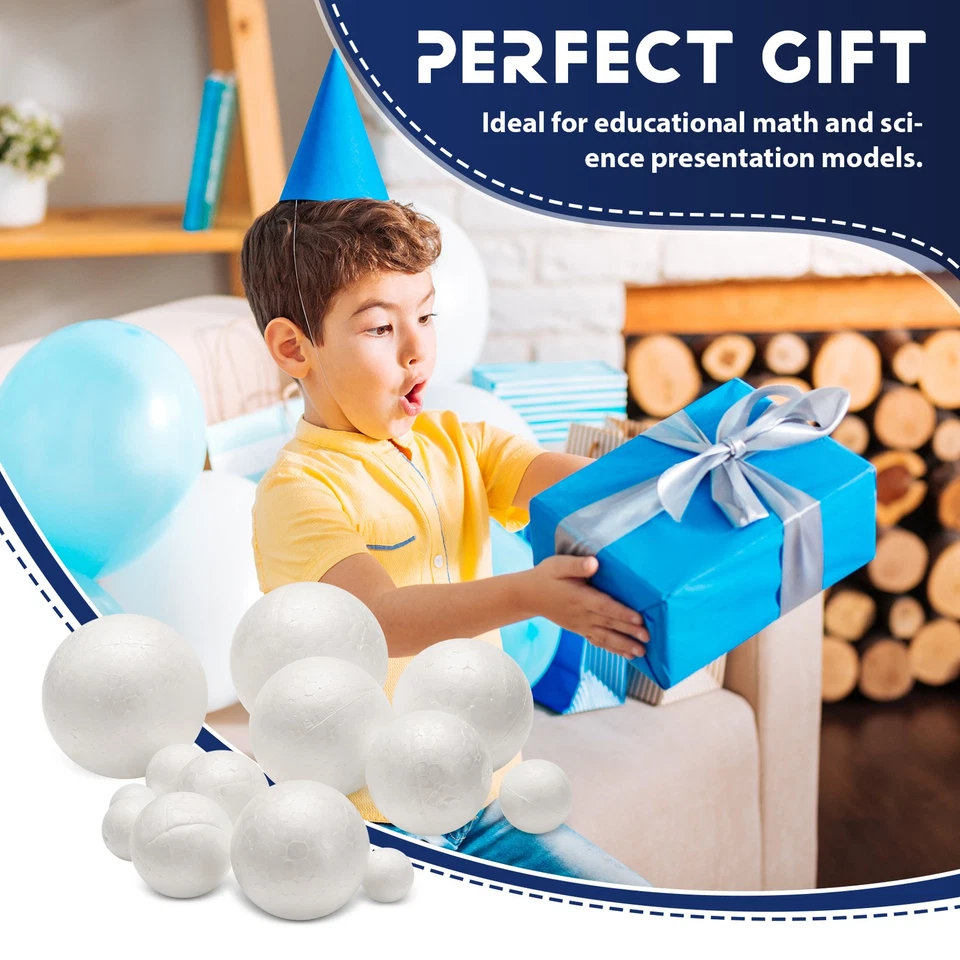 2x (kit progetto sistema solare, PlanetModel Crafts 14 sfere di polistirolo Untersch6942 - Immagine 2 di 4