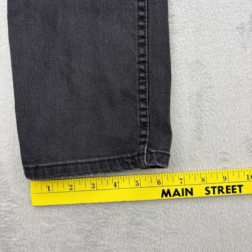 Levis Jeans Mens 32x29 Black 511 Slim Straight Zip Fly Stretch Preppy Elastic - Picture 9 of 15
