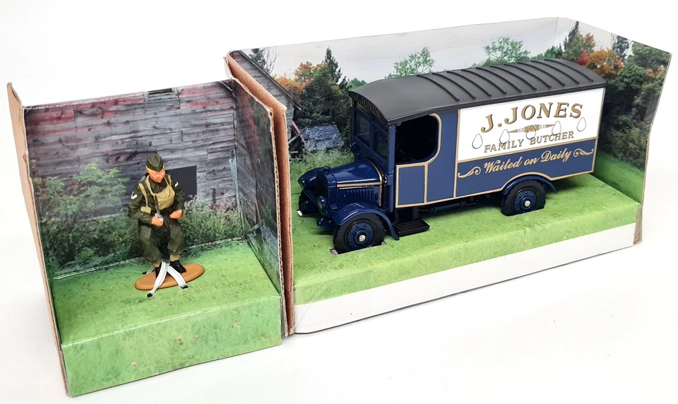 Corgi 1/50 Dad's Army Thornycroft Van + Mr Jones Figure Diecast Model Car  - Image 4 of 4