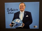 Bill Belichick Rare! signed autographed UNC Tar Heels 8x10 photo Beckett BAS coa