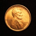 1909-S/S  Horizontal S  Lincoln Wheat Cent   Gem BU