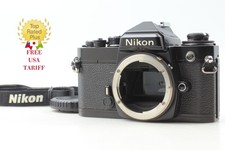S/N 373xxxx MINT w/ Strap Nikon FE Black 35mm SLR Film Camera Body From JAPAN