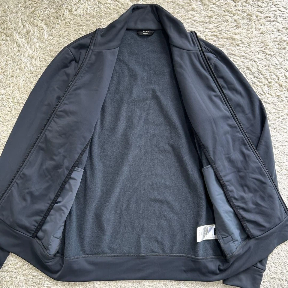 FENDI Monster Bakuzu Eye Track Nylon Jacket Dark Gray Size 50 XL Used From Japan - Image 3 of 4