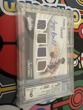 2017-18 ABSOLUTE MEMORABILIA TOOLS OFTHE TRADE FOUR SWATCH SIGNATURES LONZOBALL