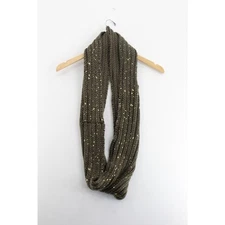 Womens metallic speckled knit infinity scarf y2k causal boho chic bohemian hip