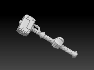 Great Maul Cross - compatible with 40k space marines thunder hammer templars