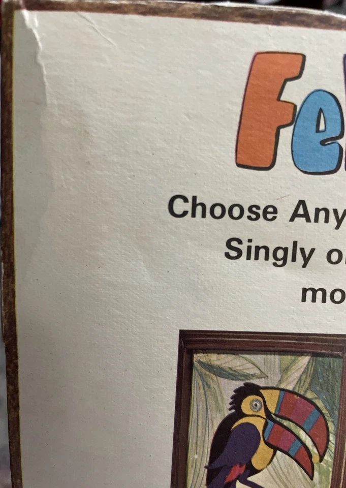 Kit de fotos de feltro vintage 1970 Happy Time “Flower Burro” burro - Imagem 3 de 4