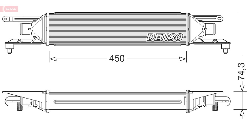 Für DENSO-TERMIKA DIT01007 INTERCOOLER - Bild 6