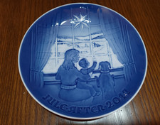 PIATTO DA COLLEZIONE PORCELLANA DANESE B&G JULE AFTEN AFTER NATALE 2017