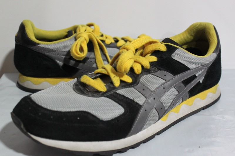 ASICS GEL Holland H142L Men's Running Shoes Sneakers Black Yellow Gray Size 11