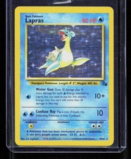 Lapras Fossil #10/62 Vintage Holo Rare on eBay
