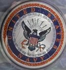 2003 Silver Eagle U.S. Navy Commemorative Dollar .999 Fine Silver in Holder