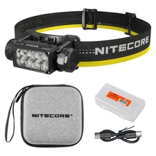 Nitecore HC65 UHE Headlamp, 2000 Lumen Max Heavy Duty Metal, USB-C Rechargeab...