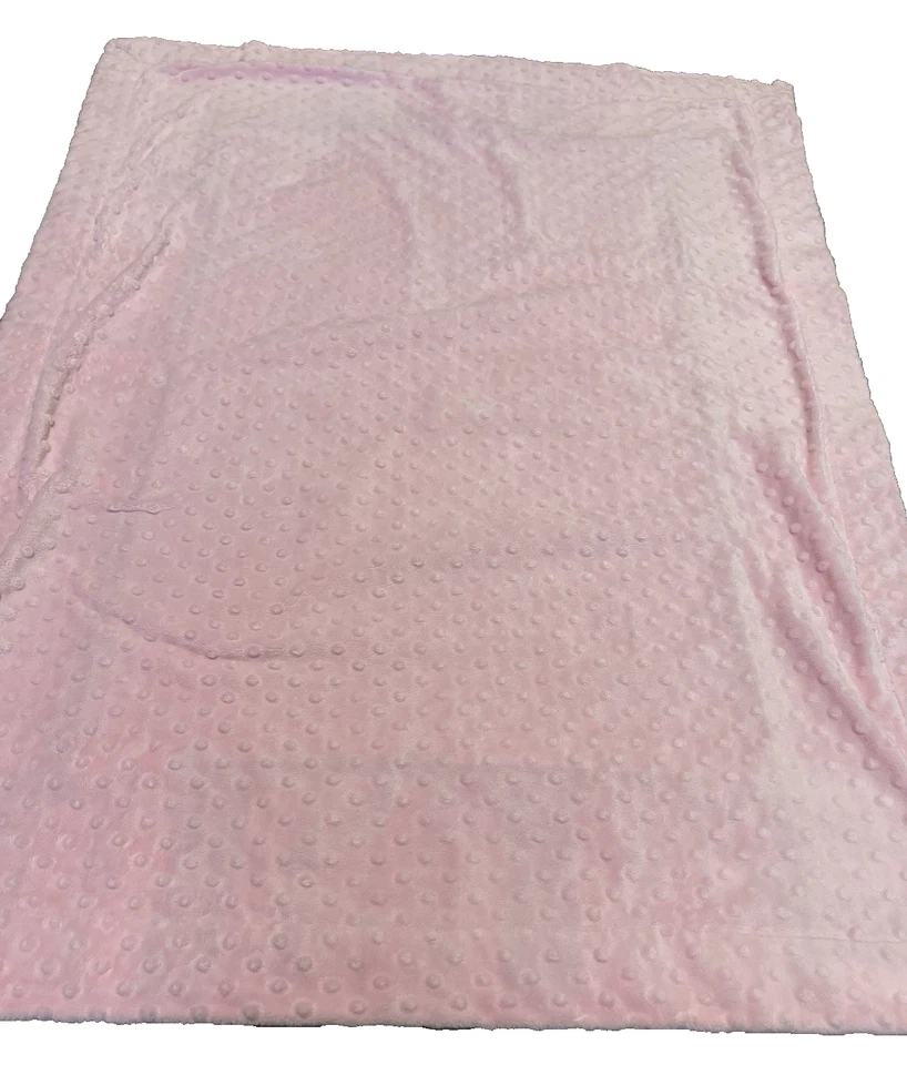 Manta de cachemira rosa hecha a mano cuna marrón verde Minky punto rayas boutique Foto 2 de 4