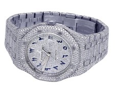 Mens Ladies Audemars Piguet Royal Oak 37MM Midsize VS Diamond Watch 23.45 Ct 5