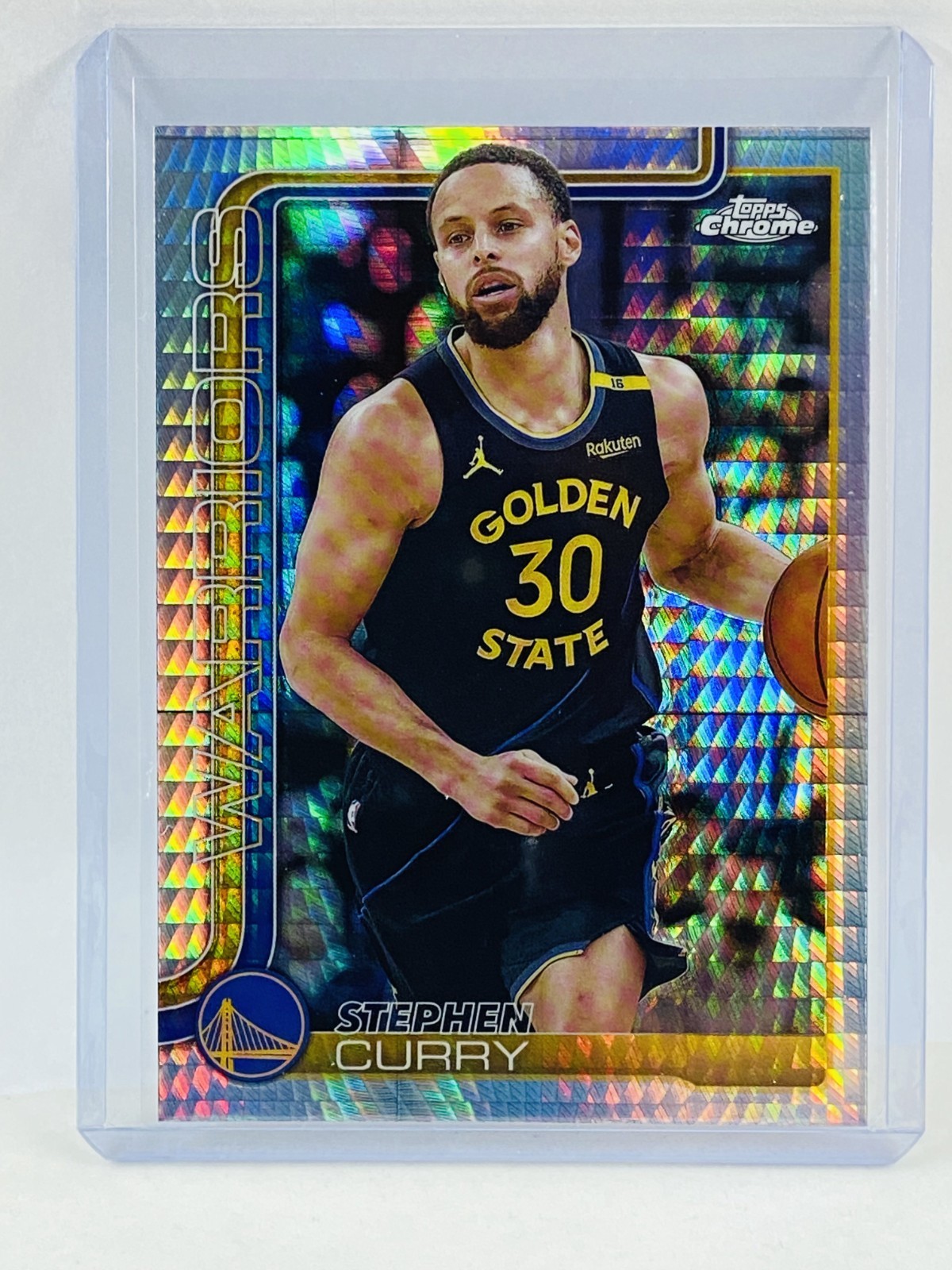 2025-26 Topps Chrome Stephen Curry Prism 201