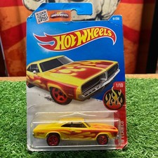 2016 HOT WHEELS - '69 Dodge Charger - HW Flames - Collector #91