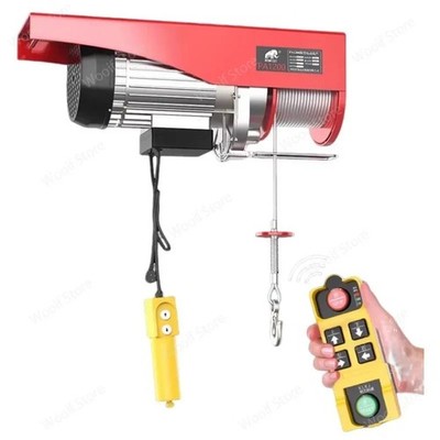 Electric Hoist 220V Crane Portable Remote Control Crane Crane with Wire Rope