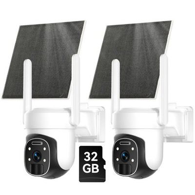 4G LTE Cellular Security Camera Outdoor 360° Viewing, PIR Motion Sensor