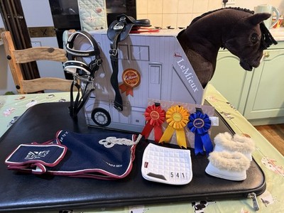 Lemieux Toy Pony Valegro Limited Edition mit Dressur Tack und Zubehör
