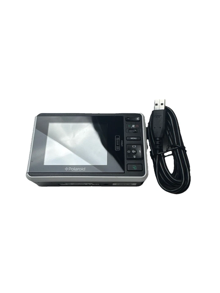 Polaroid Z2300 10MP Digital Instant Print Camera (White) Poor Battery/Cable Test - Image 2 of 4
