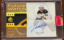2022-23 SP Authentic Future Watch Limited Auto Patch Jakub Lauko #RFWA-JL /100