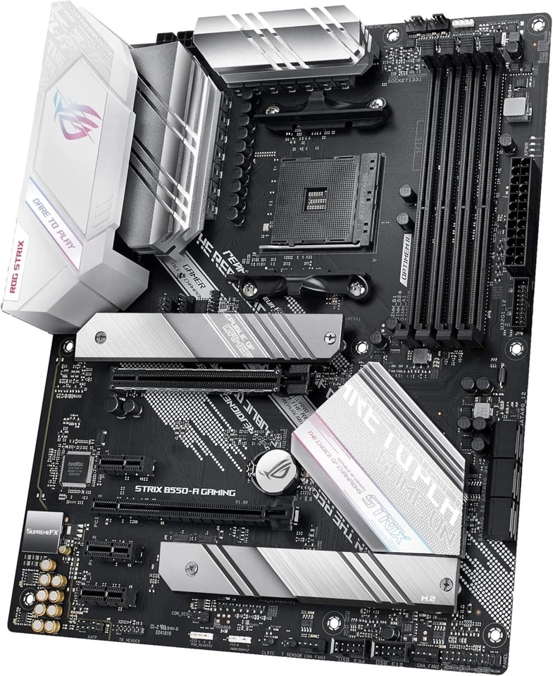 ASUS Rog Strix B550-A Gaming - Placa Base de Gaming ATX AM4 AMD B550 Ryzen (PCIE - Imagen 3 de 4