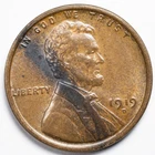 1919-D AU/UNC Lincoln Wheat Penny Cent Denver Mint