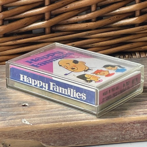 Vintage 1970's HAPPY FAMILIES CARD GAME by Tower Press in Plastic Box Complete - Picture 5 of 7