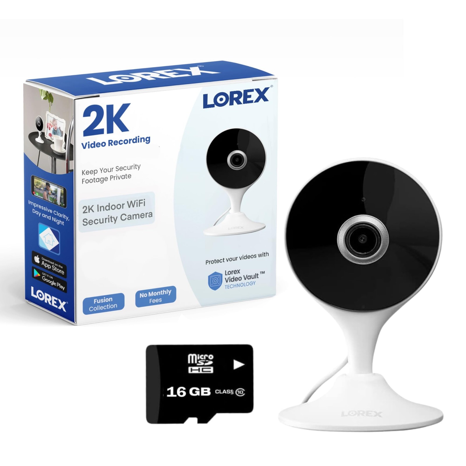 Lorex W461AS 2K Indoor Wi-Fi Security Camera - W461ASC-E