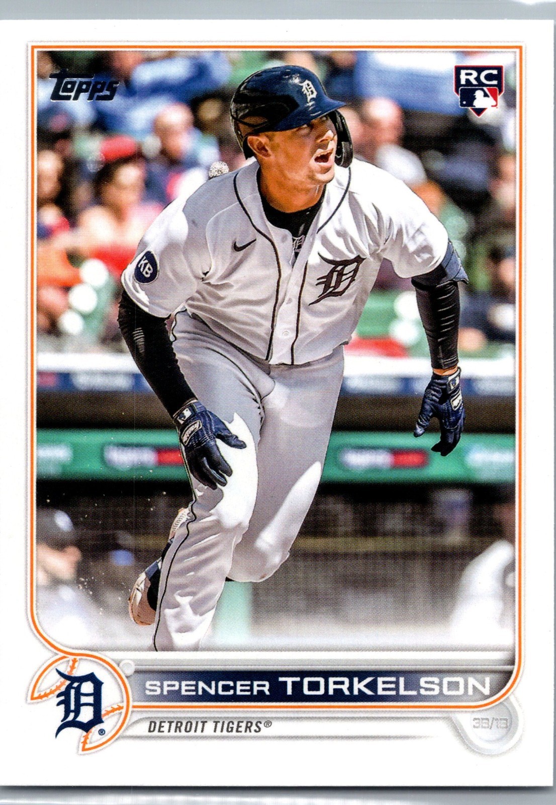 2022 Topps Update Series Spencer Torkelson RC Rookie #US20 Detroit Tigers
