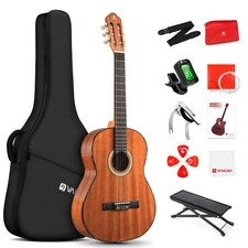 Classical Guitar 4/4, 39 Inch Full Size Nylon String Guitar for Beginner Adul...