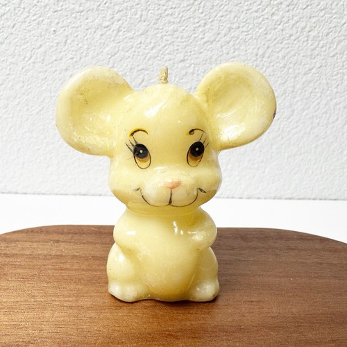 Vintage Kitschy Mouse Candle 3” - 第 1/9 張圖片