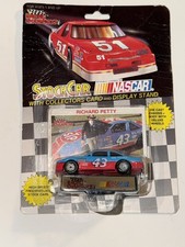 1990 Racing Champions Richard Petty Stock Car - NASCAR -With Card /Display Stand