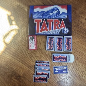 150 Double Edge Razor Blades, Tatra Carbon Steel Long Hole