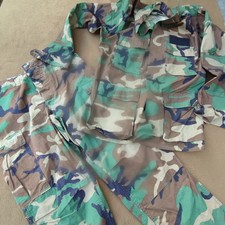 US ARMY Hose Medium Long Woodland Camouflage Uniform orig. traumhafter Zustand