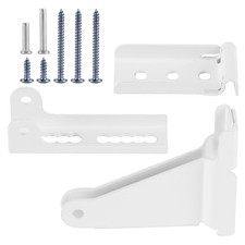 Reinforced Storm Door Closer Bracket Kit,Reinforced Screen White 
