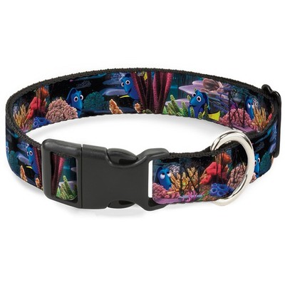 Plastic Clip Collar Dory 4-Hiding Poses Under the Sea Large 15-24''