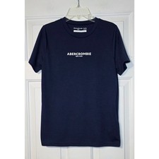 Abercrombie Kids Unisex Blue Sleep Shirt Size 13/14 NWOT Abercrombie word logo