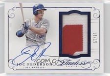 2016 Panini Flawless Sapphire 13/15 Joc Pederson #PAJP Patch Auto 0g4