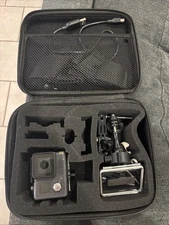 GoPro Hero 4 Camera with Head Mount and Accessories Used
