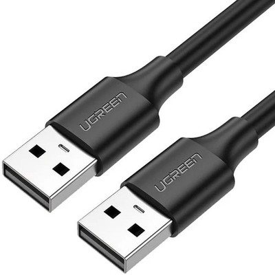 Kabel USB 2.0 (Stecker) zu USB 2.0 (Stecker) 1.5m Ugreen Datenkabel Schwarz