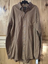 Van Heusen Mens Dress Shirt NEW LT 16.5-17 Regular Fit Plaid Button Down